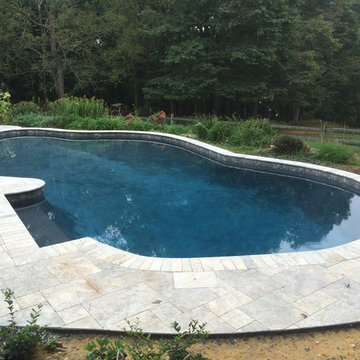 Swimming Pool & Travertine Deck/Coping Renovation