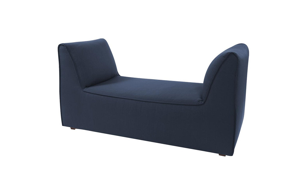 Pod Bench Sterling Indigo - Transitional - Upholstered Benches - by ...