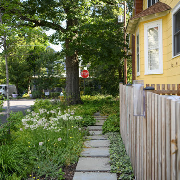 Side & Front Garden with Hardscaping