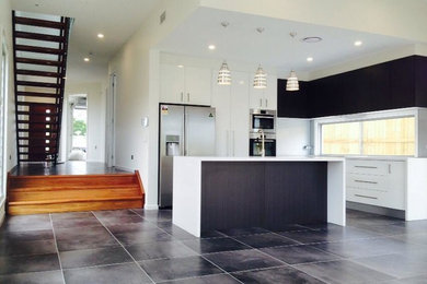 Design ideas for a contemporary home design in Brisbane.