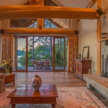 CEDAR Timber Frame - West Coast Log Homes / TFP Cedar