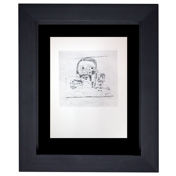 Paul KLEE Lithograph LTD Edition “Three Heads" w/FRAME Included