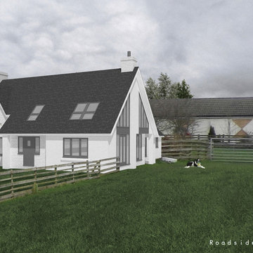 Rural Residential Remodelling - External view as Proposed