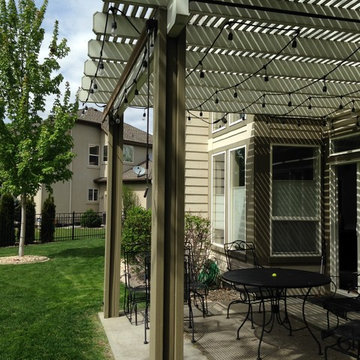 Paver Patio, Sunken Hot Tub, Fire Pit Seating