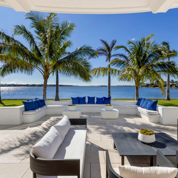 Luxury Patio with Water Views