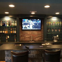 Basement wet bar