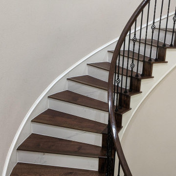 Stairs With Tile Risers