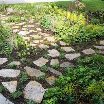 Rockford mulch-less front yard
