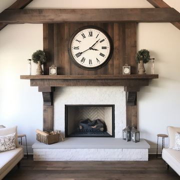 Gorgeous Fireplace Mantels with Wooden Corbels
