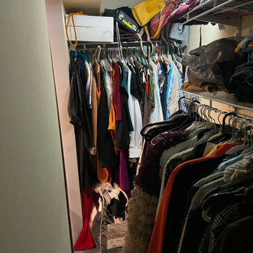 Before Closet Upgrade - Optimization of Space