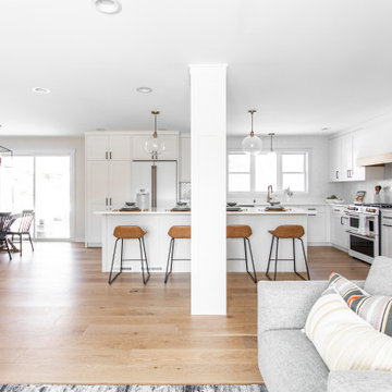 Greens & Chocolate Kitchen Design + Remodel