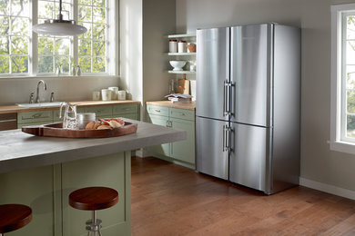 Inspiration for a contemporary kitchen remodel in Other