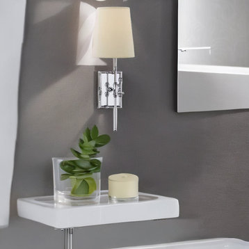 MIRODEMI® Meiringen | Luxury Wall Lamp in Nordic Style, Silver, Cool Light