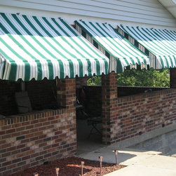 Fixed Canvas Awnings - Windows