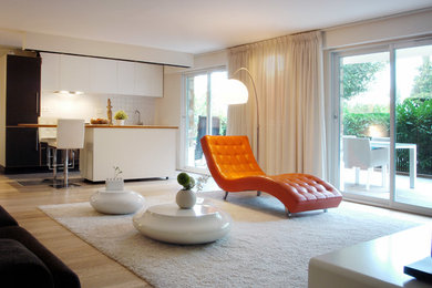 Idée de décoration pour un salon design.