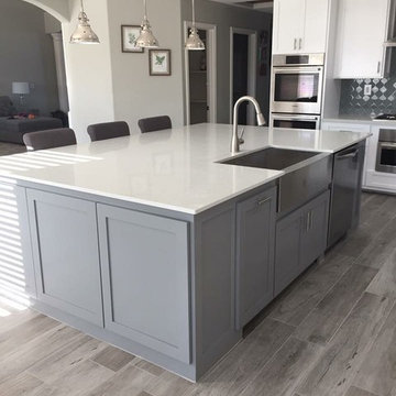 White Painted Kitchen | Snows Custom Cabinetry