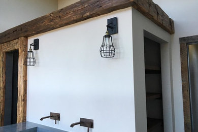 Home design - rustic home design idea in Seattle