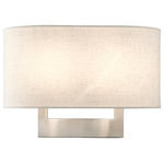 Livex Lighting - Allison 2 Light Wall Sconce, Brushed Nickel - This 2 light Wall Sconce from the Allison collection by Livex Lighting will enhance your home with a perfect mix of form and function. The features include a Brushed Nickel finish applied by experts.