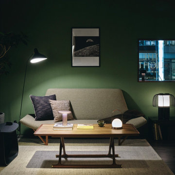 Showroom styling for a design store