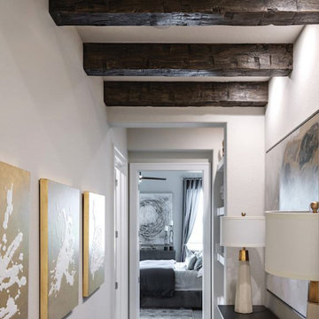 Faux Beams Hallway