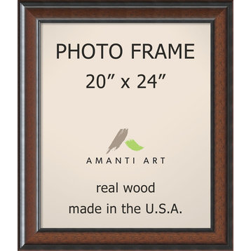 Picture / Photo Frame 20x24, Cyprus Walnut, Outer Size 25x29