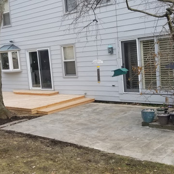 Northbrook Rebuild Existing Cedar Deck