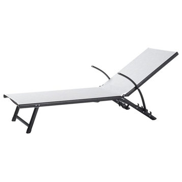 Alfresco Home Oceanview Adjustable Patio Chaise Lounge (Set of 2)