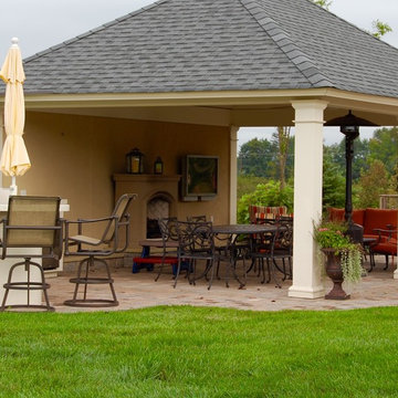 Cabana offers retreat from poor weather while providing a great place to gather