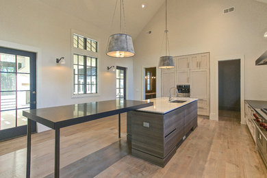 Minimalist kitchen photo in Charleston