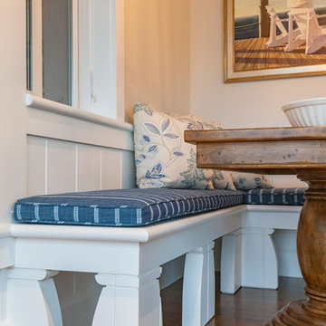 North-by-Northeast Dining Bench - Custom Cape Cod Home