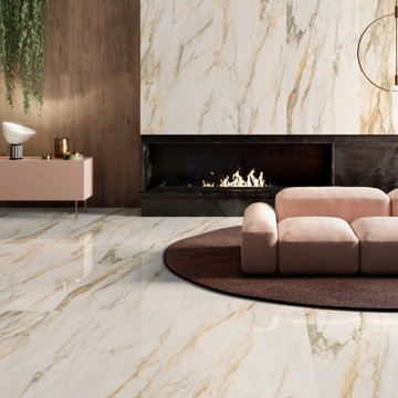 Tru Marmi Fireplace Living Area