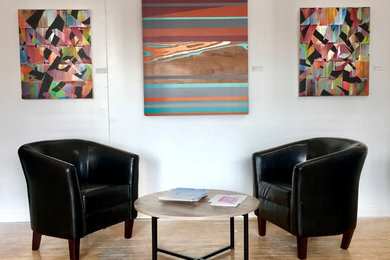 Home design - contemporary home design idea in Philadelphia