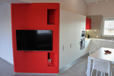 Esempio di una cucina minimal