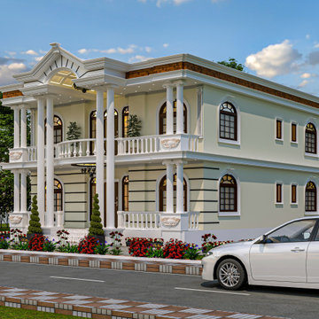 Duplex House Exterior Design