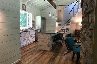 Mountain style kitchen photo in Las Vegas