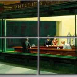 4-Piece sectional "Last Round" Painting - Paintings