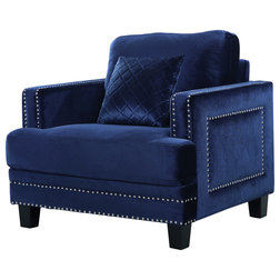 Transitional Armchairs And Accent Chairs by Meridian Furniture