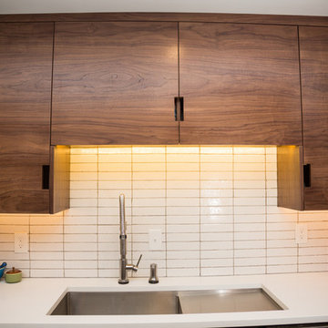 Modern Walnut Kitchen