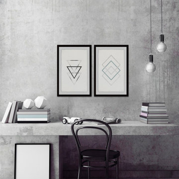 Sharp Edges Diptych