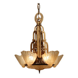 Antique Art Deco Lighting - Chandeliers