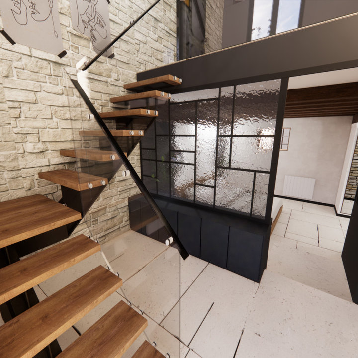 75 Brick Wall Staircase Ideas You'll Love January, 2023 Houzz