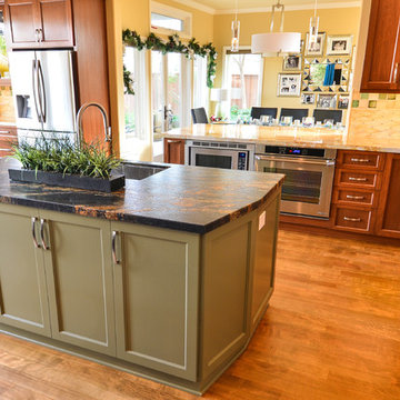 Exotic African Sapele Kitchen