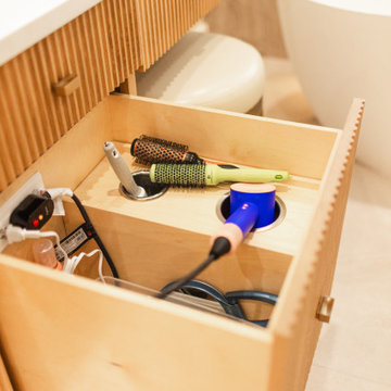 Lux Modern Spa Master bathroom