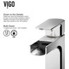 VIGO Hibiscus Handmade Matte Stone Vessel Sink Set With Vessel Faucet