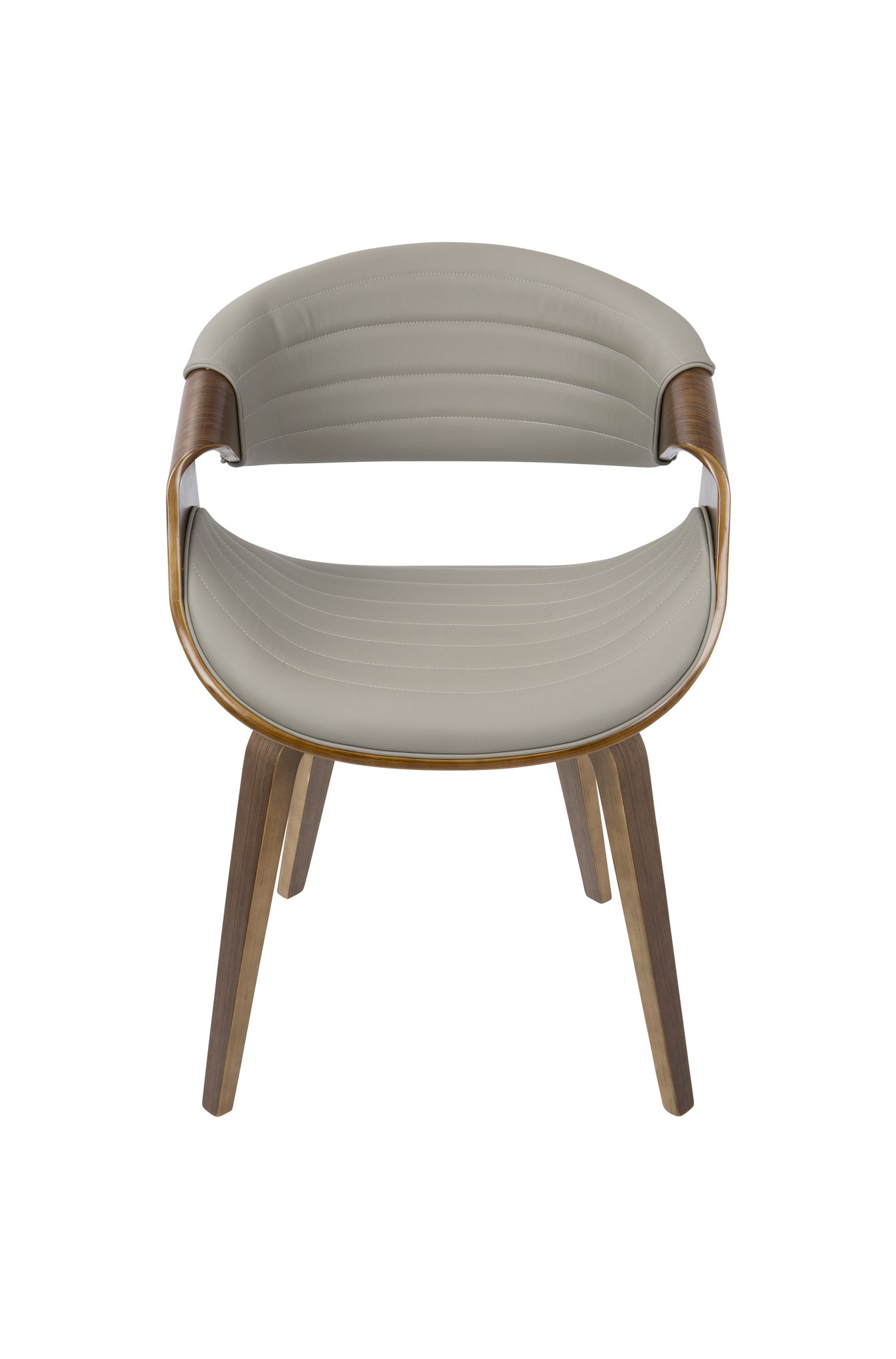Symphony Chair, Walnut and Gray