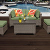 Monterey 5 Piece Outdoor Wicker Patio Furniture Set 05c