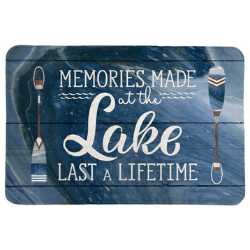 Memories At The Lake Memory Foam Rug, 2'x3'