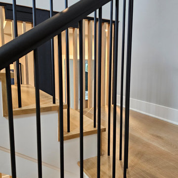 Project #115 | Staircase with Continuous Rail System Without Newels