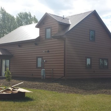 Stanley, North Dakota New Cedar Log Home