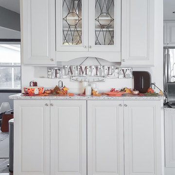 Sharkey Grey &  Moon White Granite
